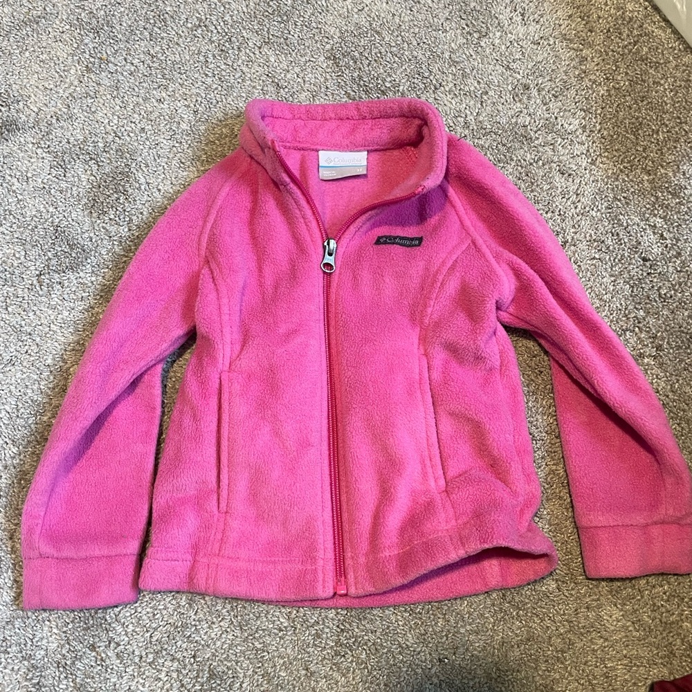 Columbia Vibrant Pink Fleece Jacket